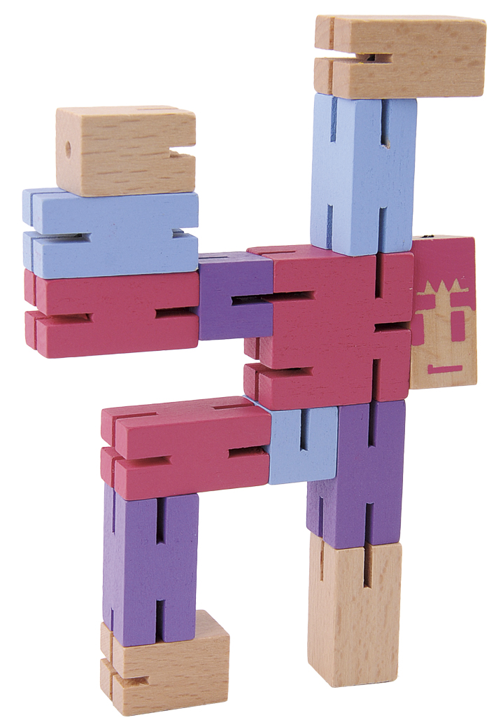 Puzzleboy violett, lila, hellblau
