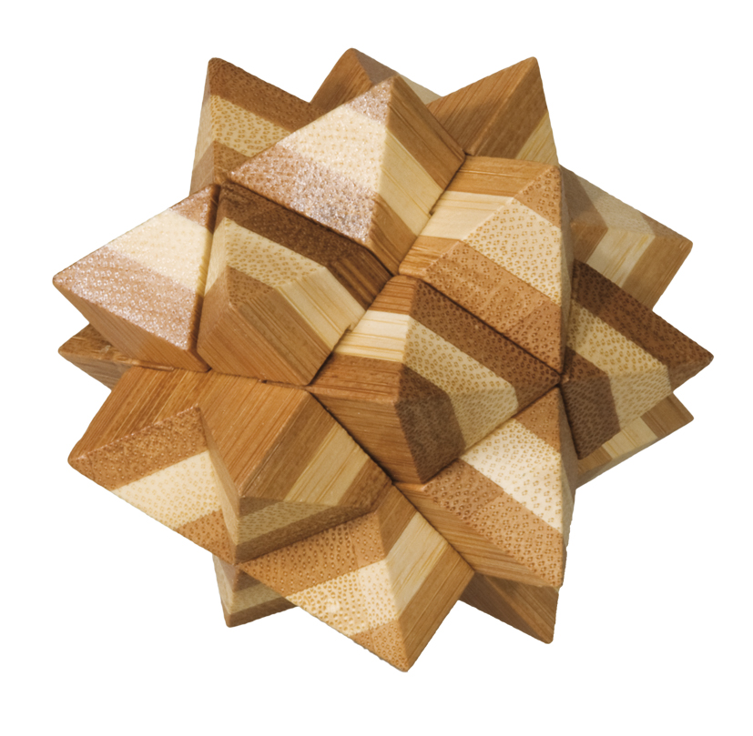 Bambuspuzzle "Stern"