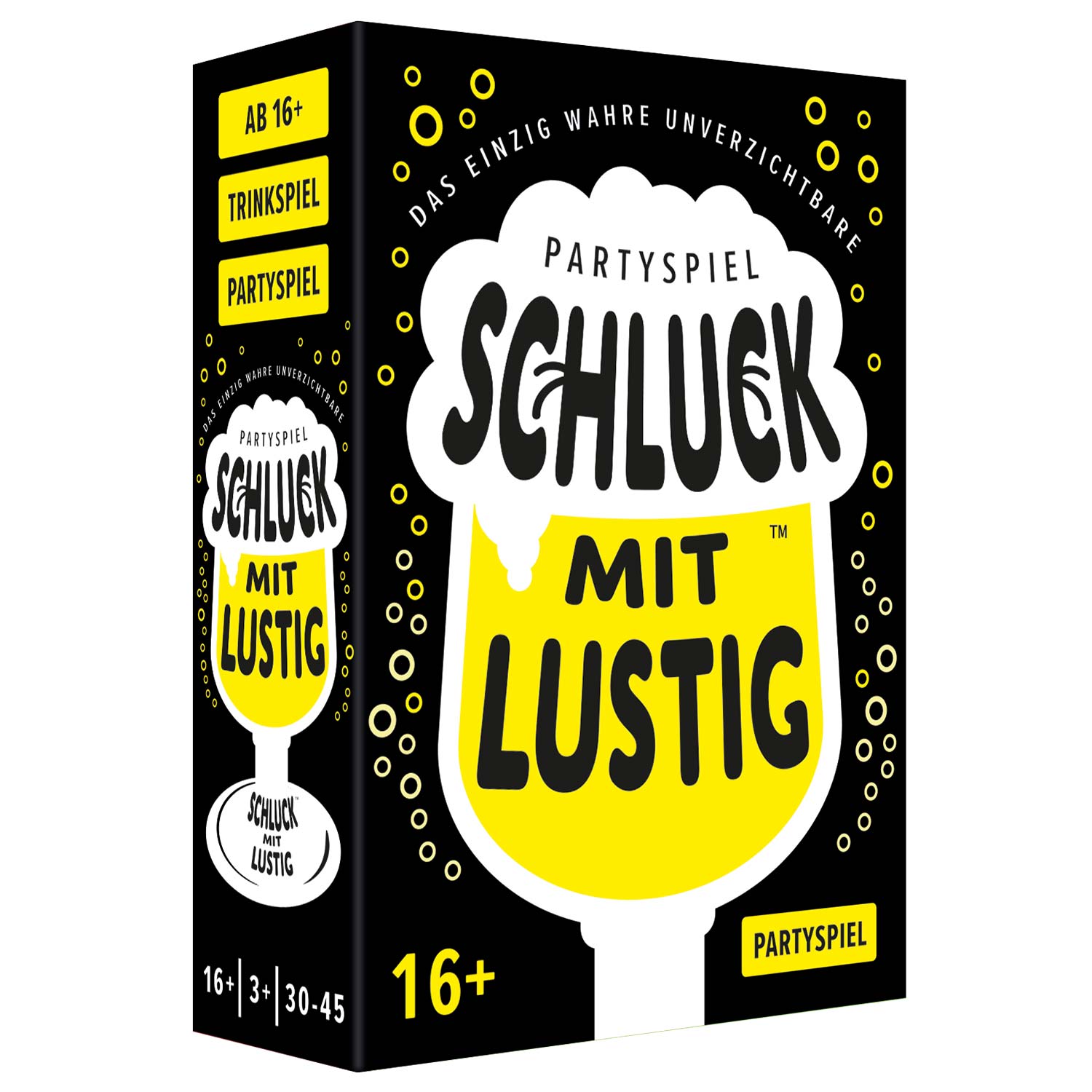 Schluck mit lustig