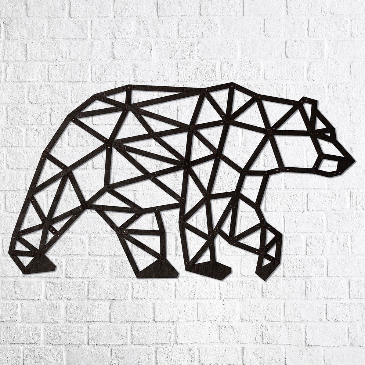 Holz-Wandpuzzle: Bär