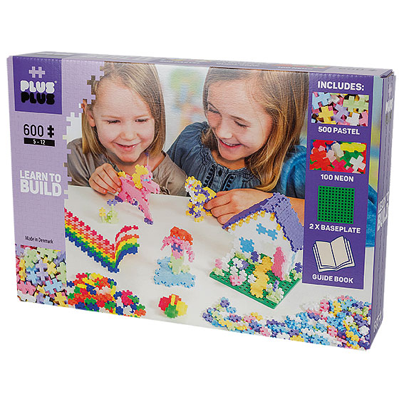 Plus-Plus Mini Pastel: Learn to Build - 600 Bausteine