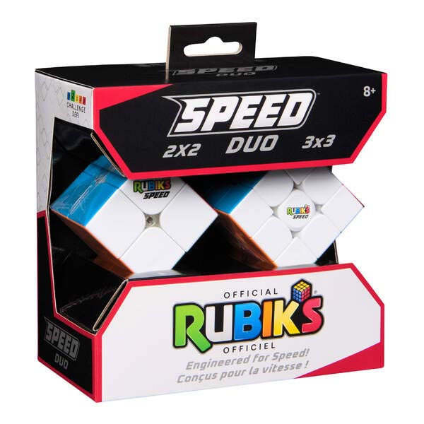 Rubik's Speed Duo Pack 2x2 Speed Cube + 3x3 Speed Cube