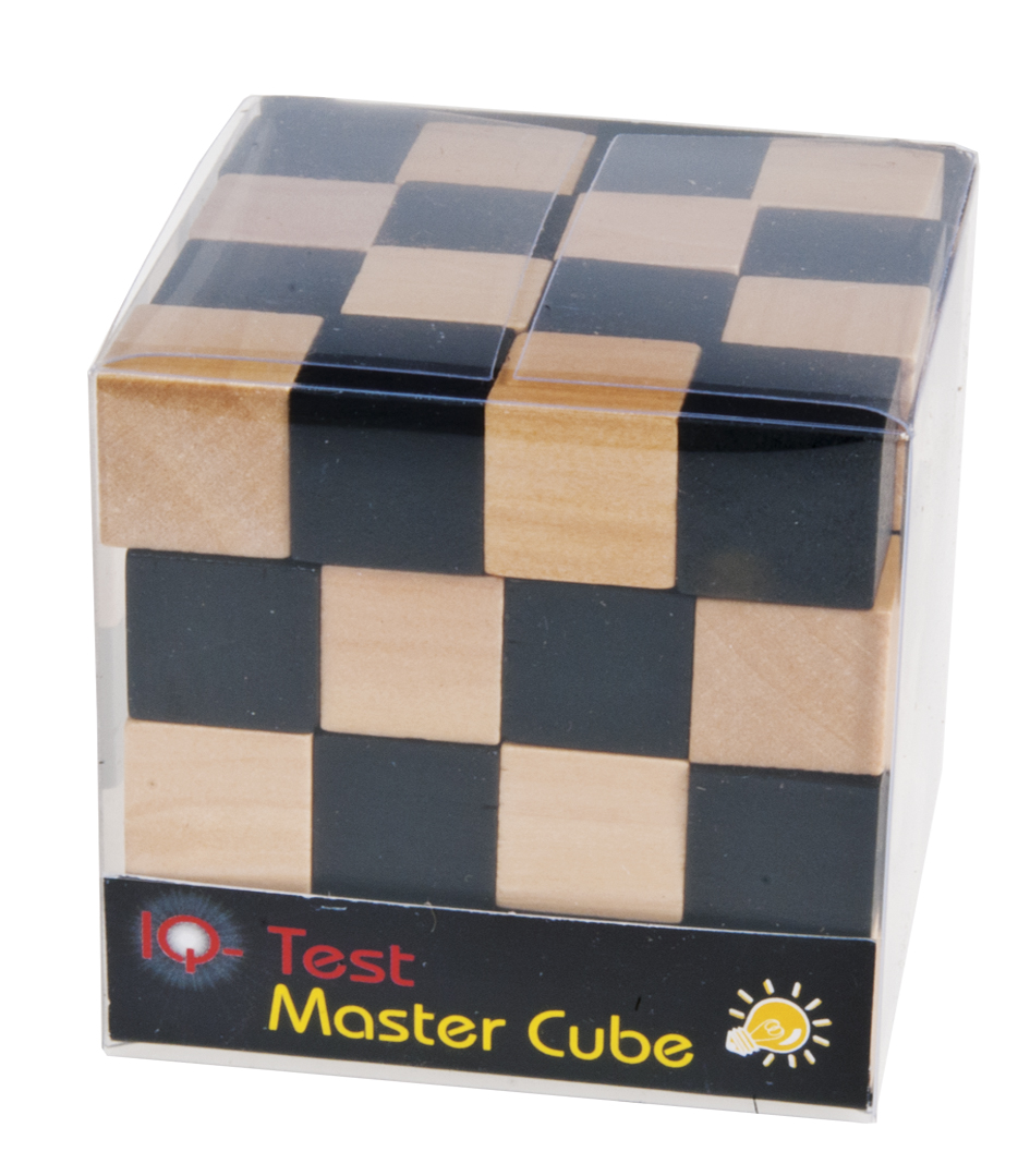 Bambus-Schlangenwürfel groß, natur/schwarz