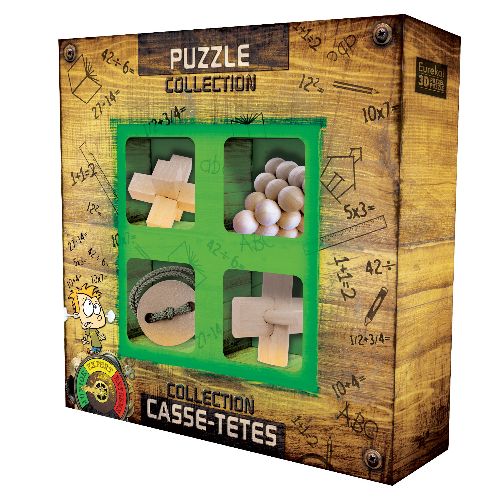 Junior Wooden Puzzles Collection