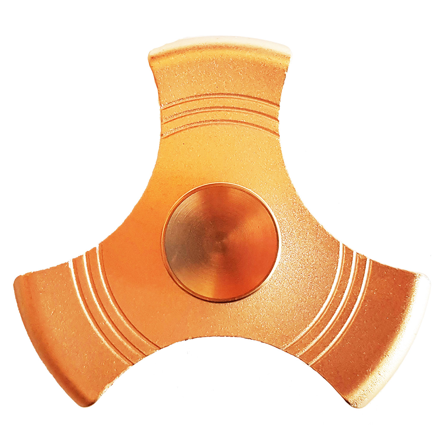 Metall Fidget Spinner "Dreieck" Gold