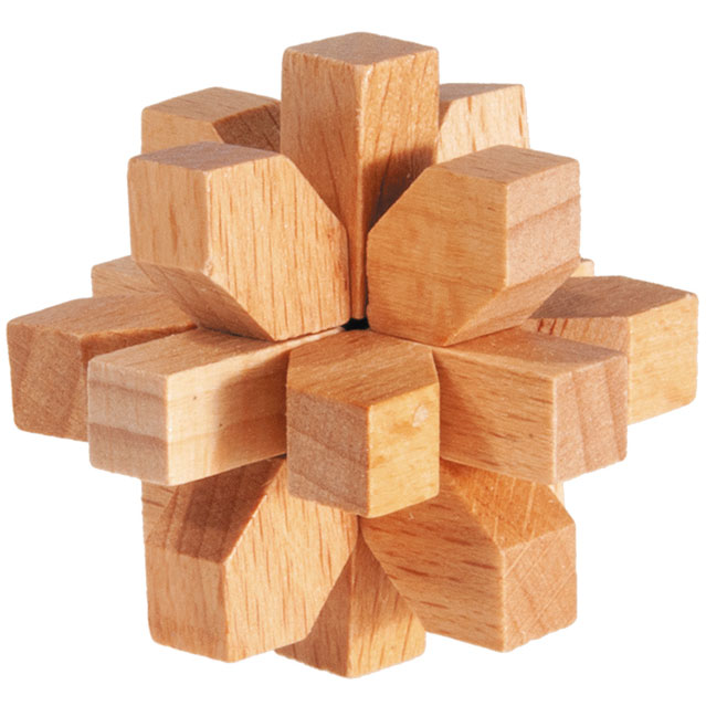 Holzpuzzle "Kristall"