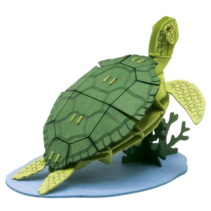 3D Papiermodell Meeresschildkröte