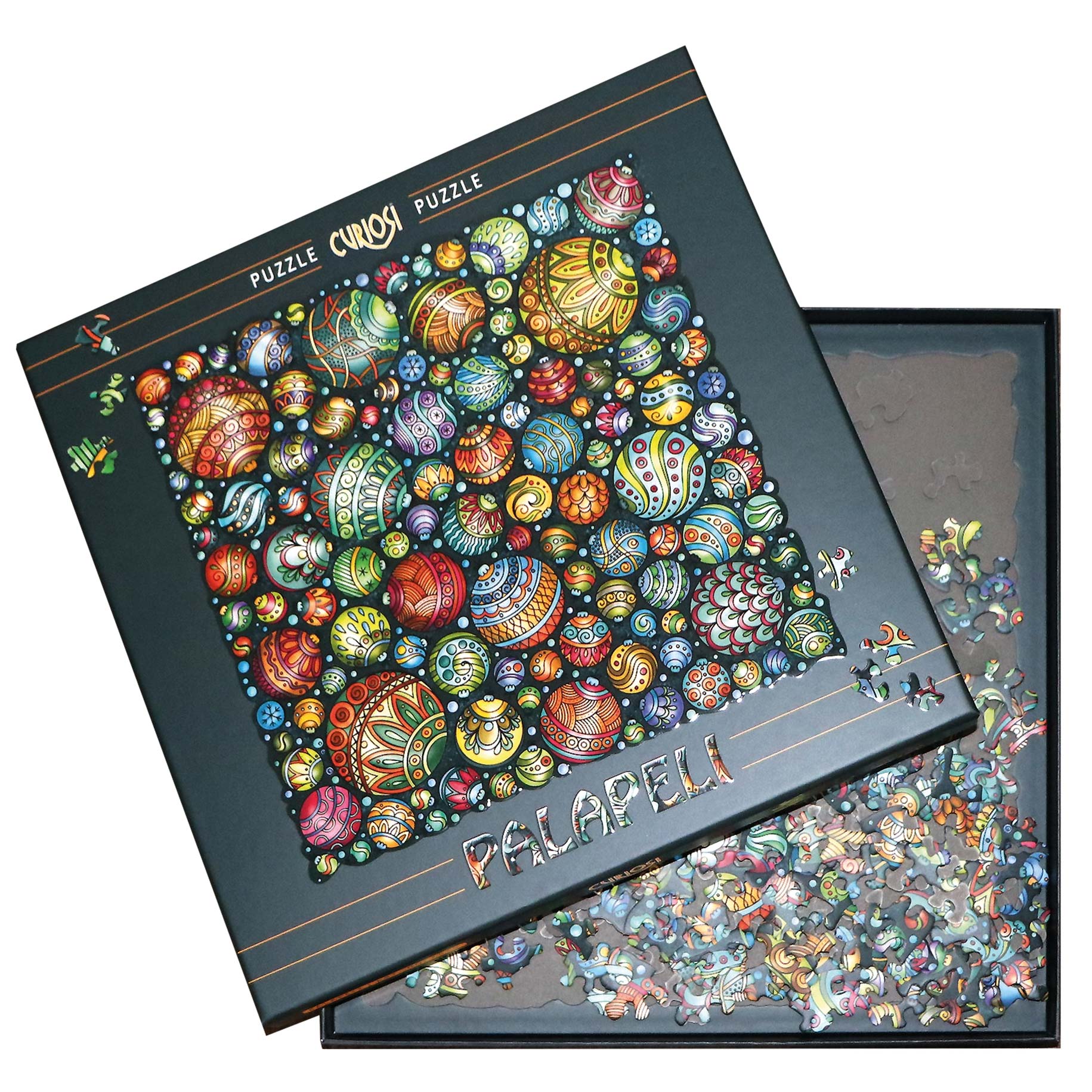 Puzzle Palapeli "Kugelbunt"