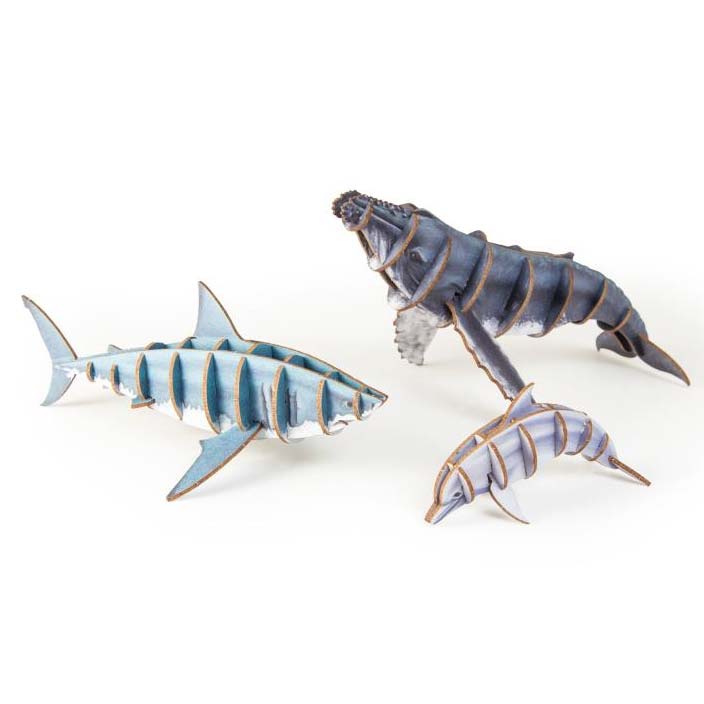 3D Bastelset "Meerestiere"