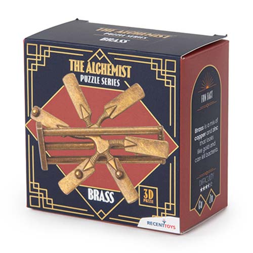 The Alchemist Metallpuzzle Brass