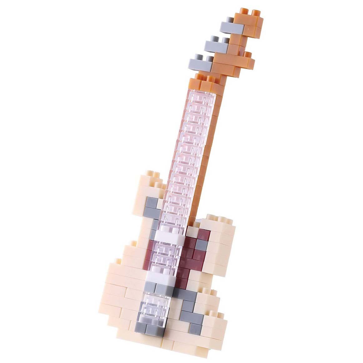 Nanoblock: Electric Guitar Ivory