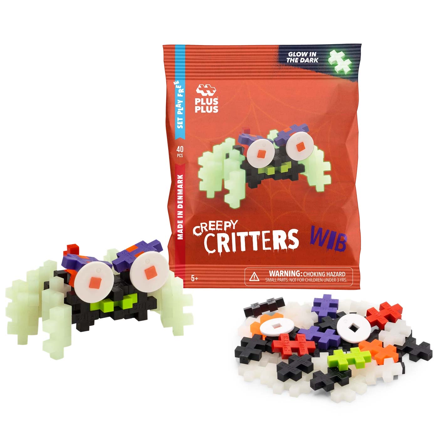 Plus-Plus Mini Basic Grusel-Kreatur Wib - 40 Teile