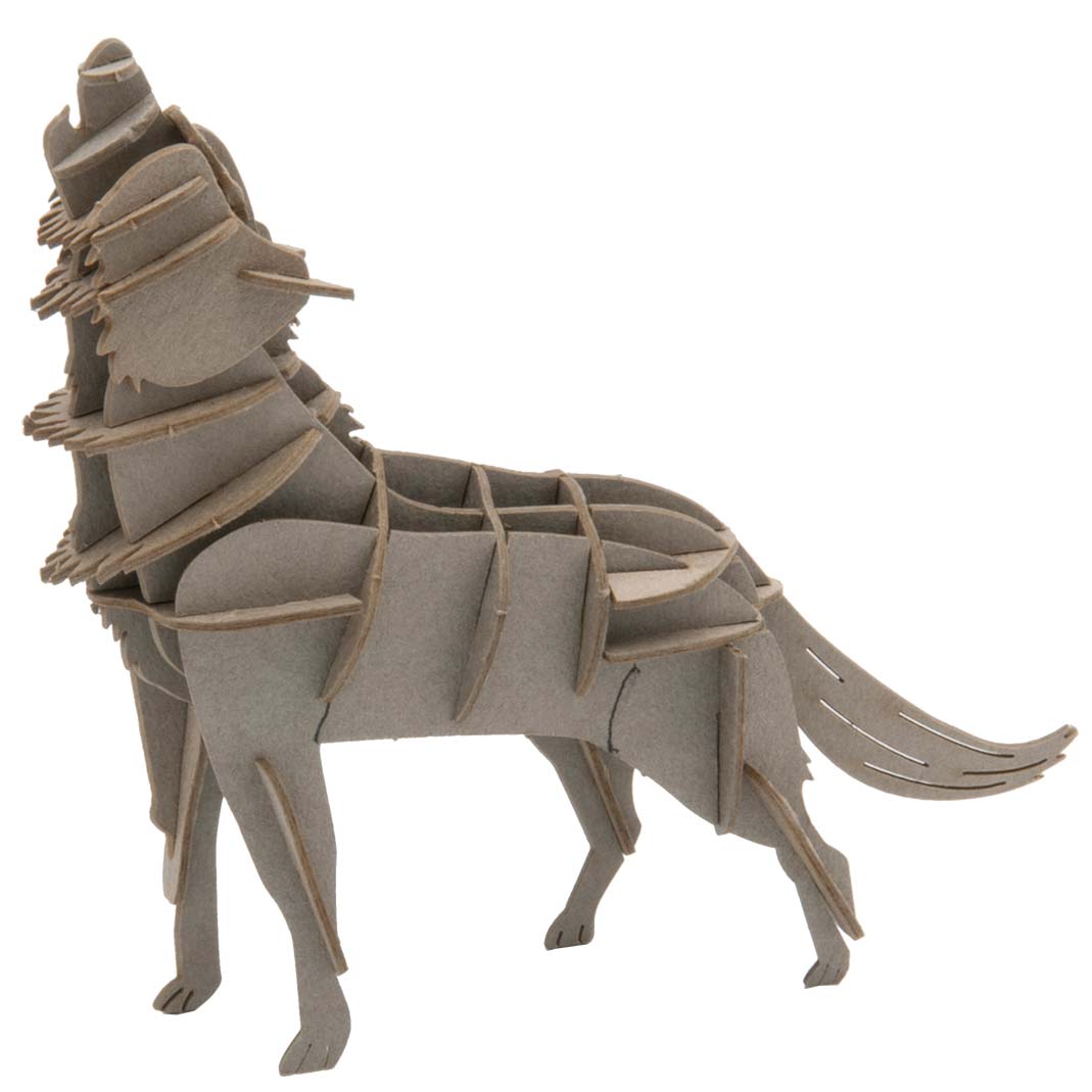 3D Papiermodell Wolf