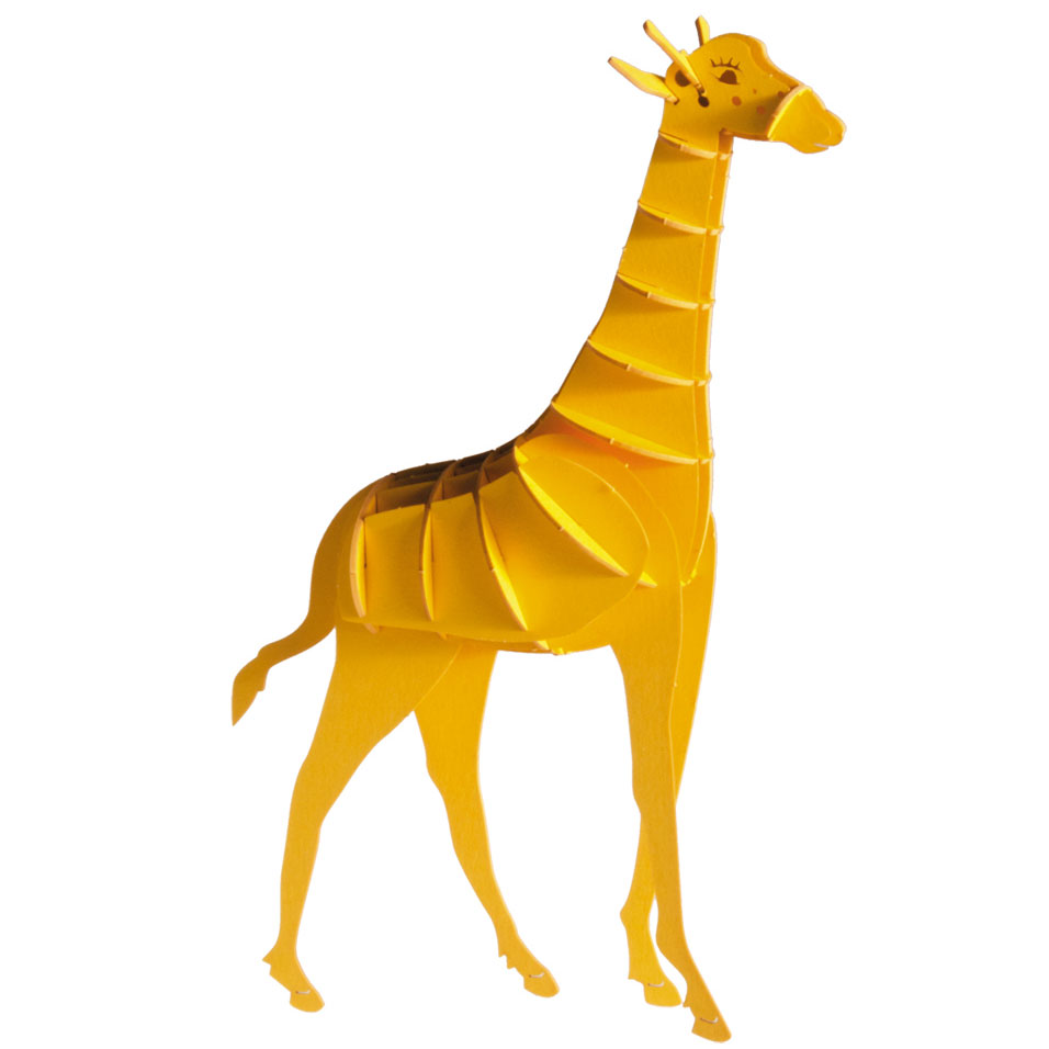 3D Papiermodell Giraffe
