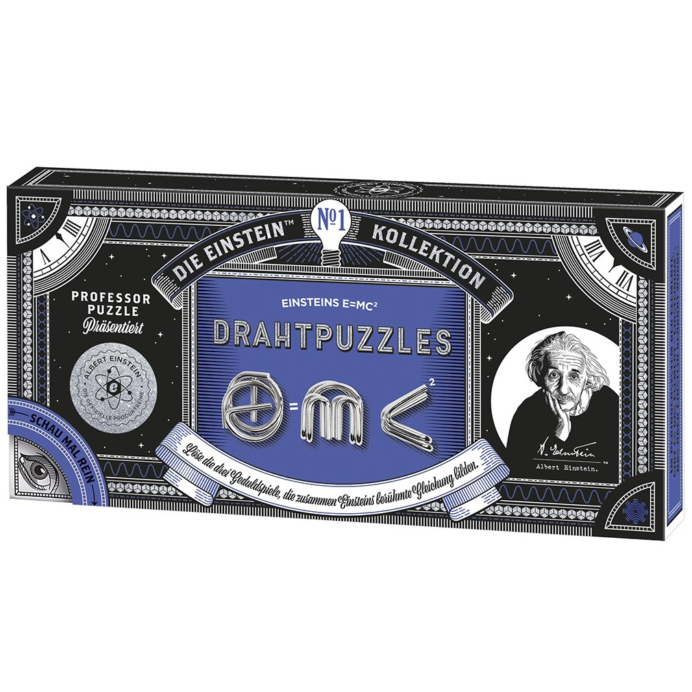 Professor Puzzle Einsteins E = mc² Drahtpuzzle