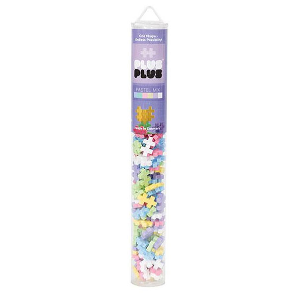 Plus-Plus Tube Mini Pastel Mix - 100 Bausteine