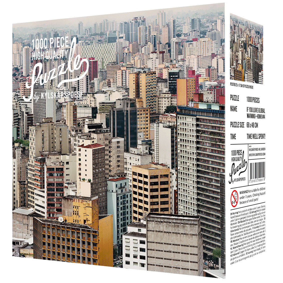 High Quality Puzzle "Sao Paulo by Jens Assur" (1000 Teile)