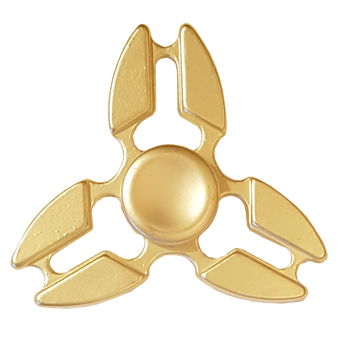 Metall FIdget Spinner "Tri Star" Gold