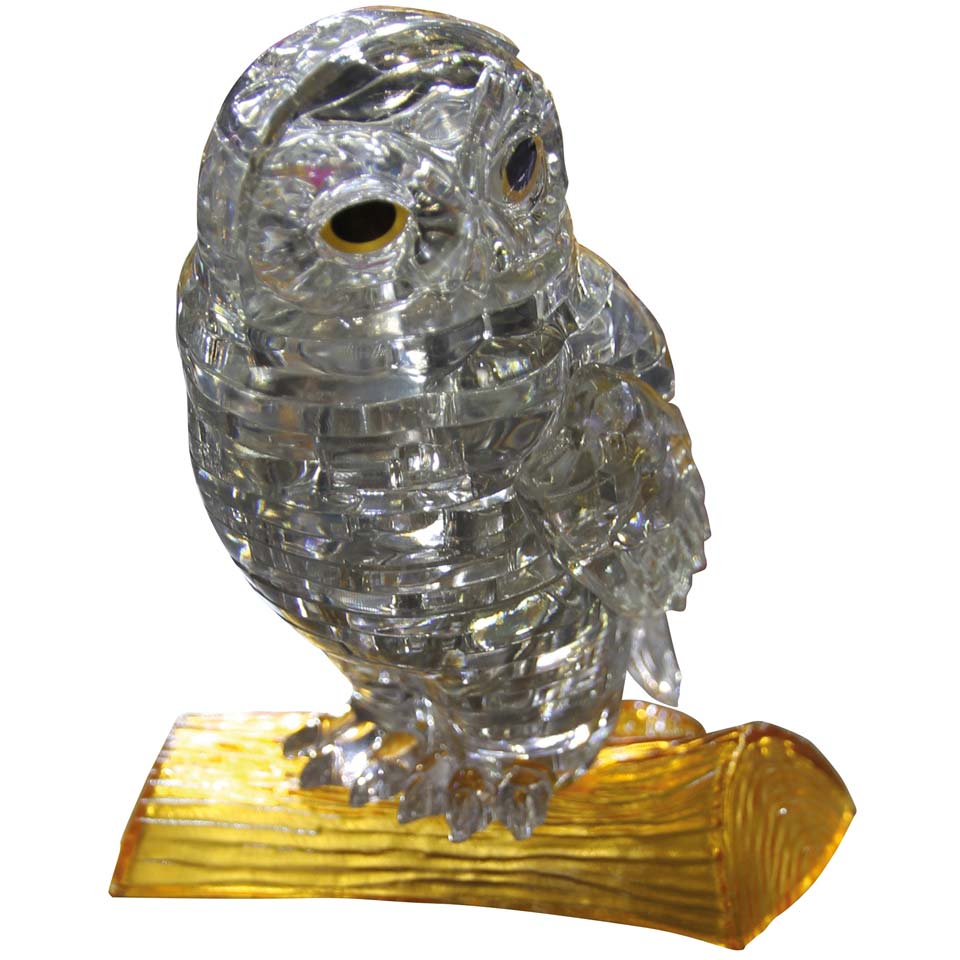 3D Crystal Puzzle - Eule