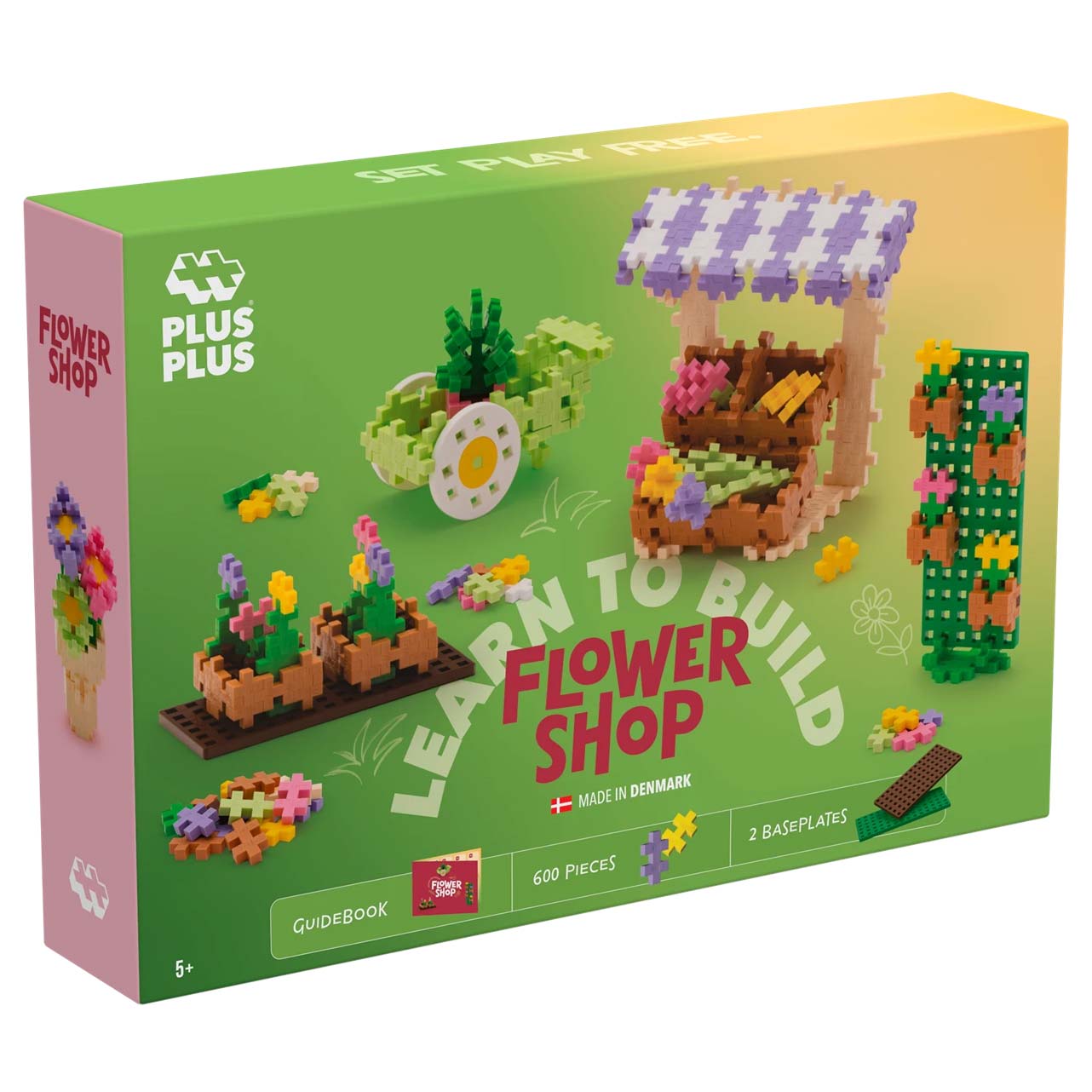 Plus-Plus Mini Basic: Blumenladen - 600 Bausteine