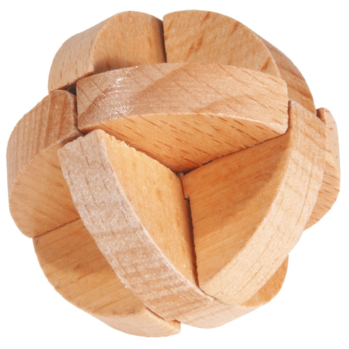 Holzpuzzle "Drei Scheiben"