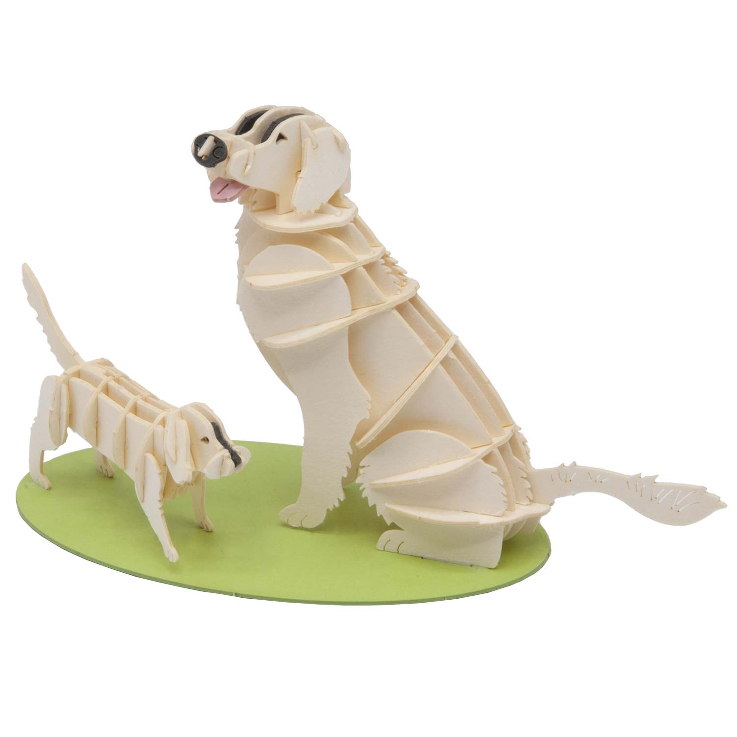 3D Papiermodell Golden Retriever