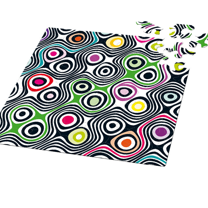 Puzzle Q "Shake-01: Poppige Farben 1"