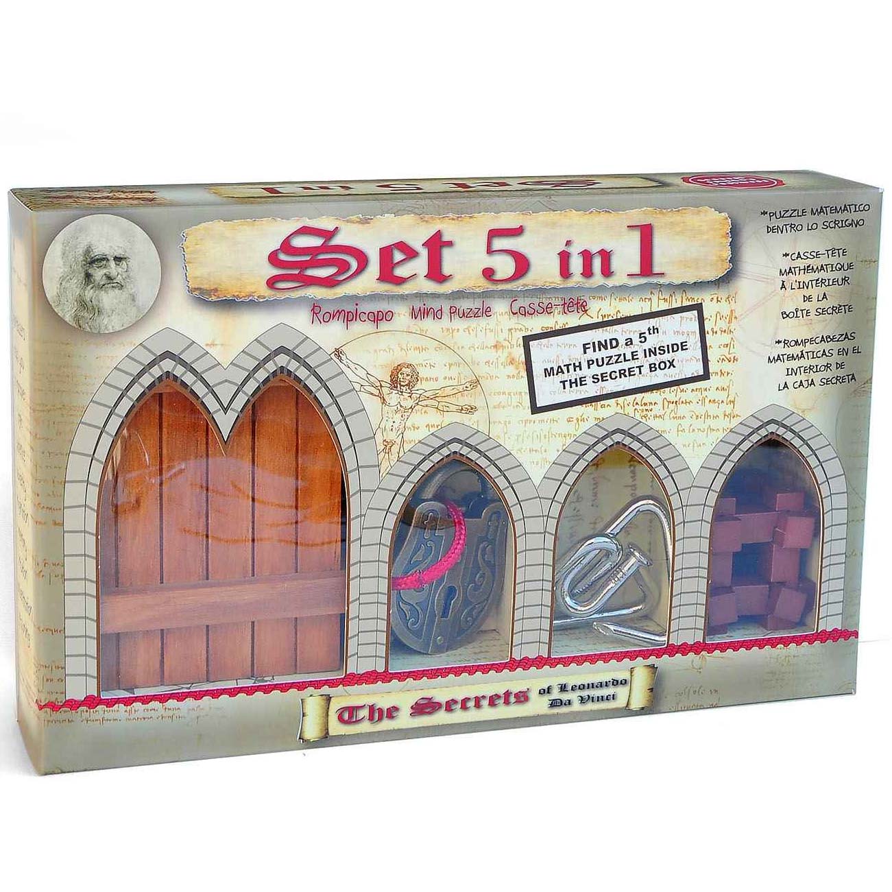 Set 5 in 1 Leonardo da Vinci