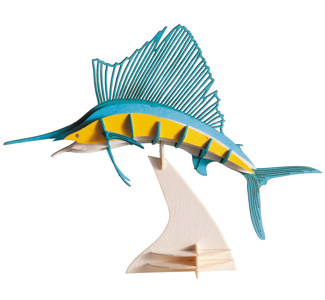 3D Papiermodell Segelfisch