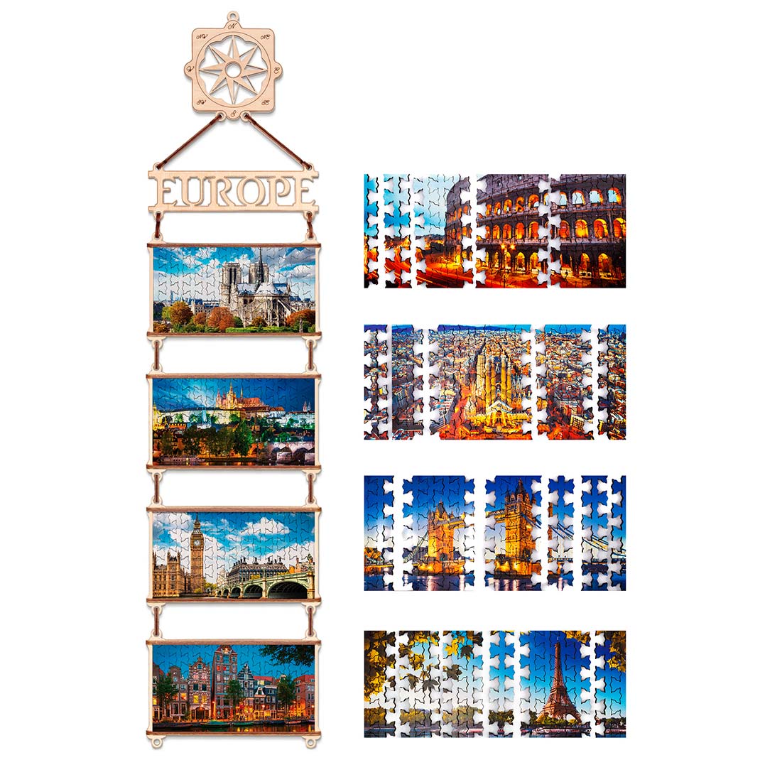 Double Sided Puzzle: Europa