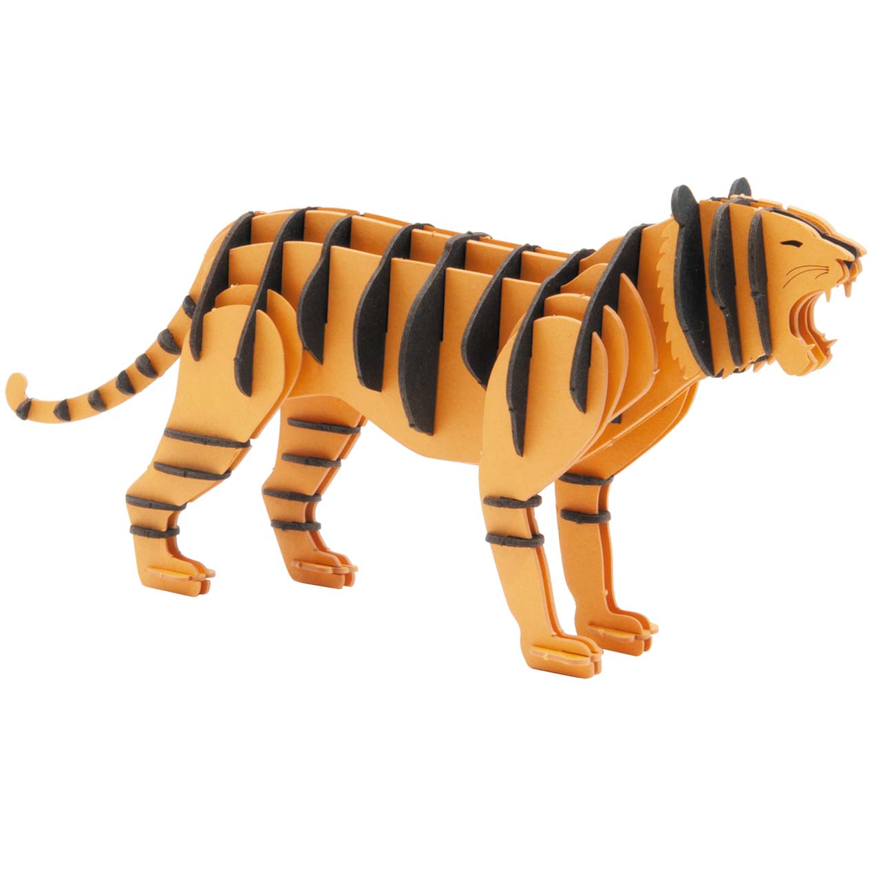 3D Papiermodell Tiger