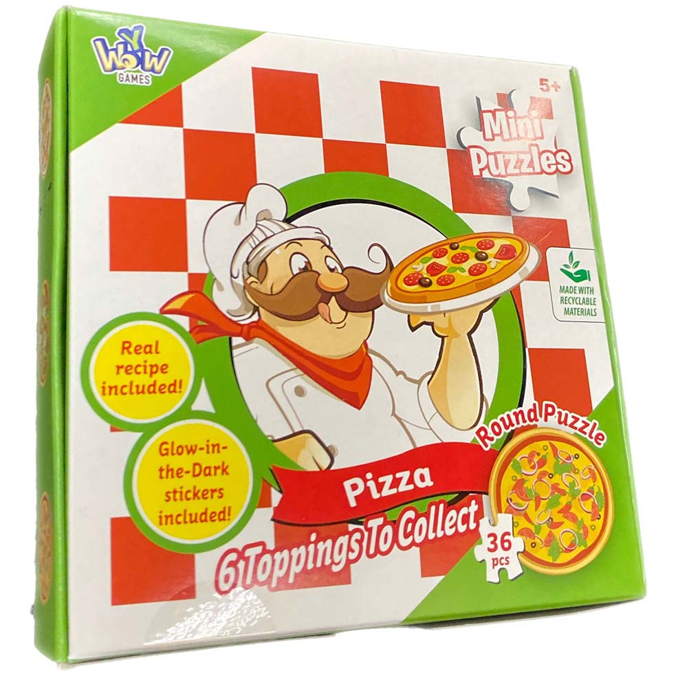 Mini Puzzle Pizza (6 Motive)