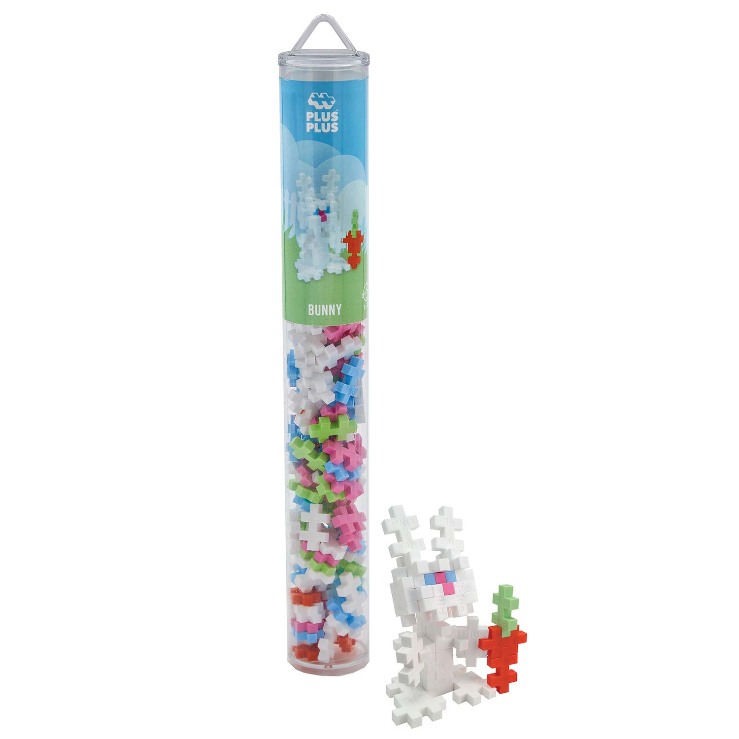 Plus-Plus Tube Mini Basic: Hase - 100 Bausteine