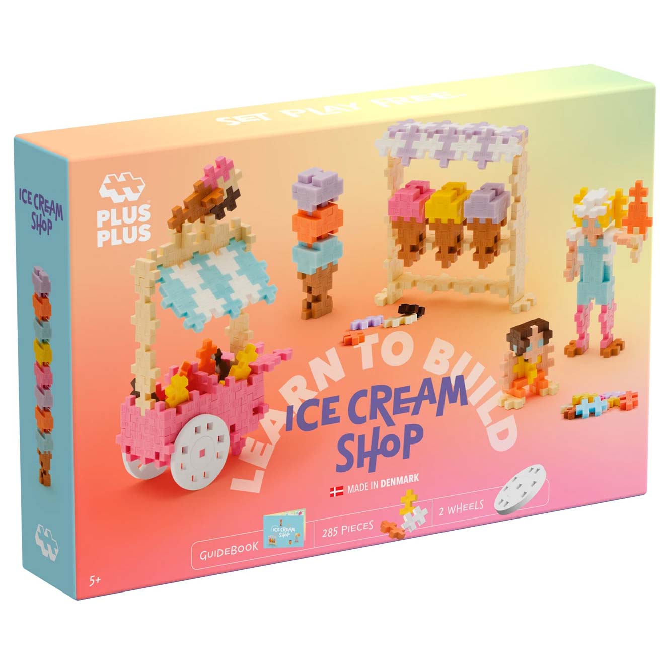 Plus-Plus Mini: Learn to Build Eiswagen- 285 Bausteine