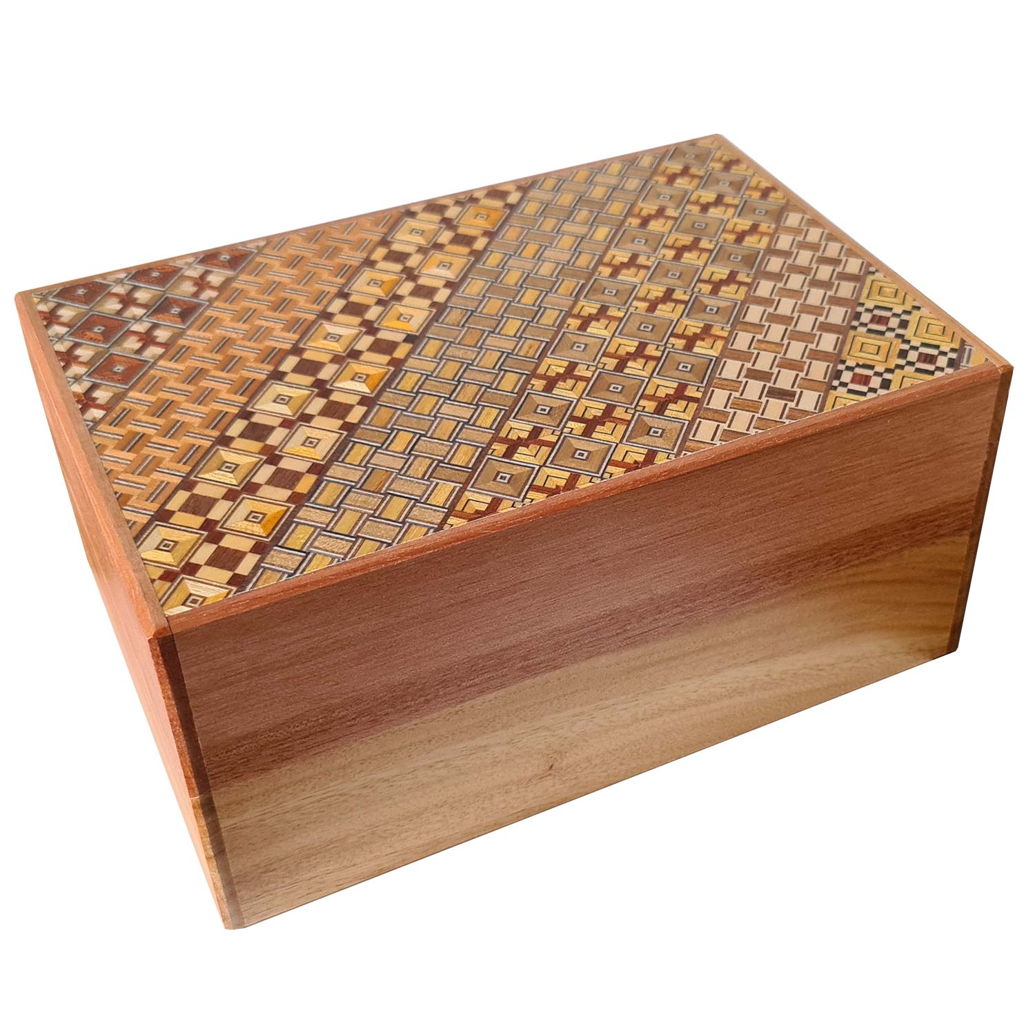 Himitsu Bako 6 Sun 27 Steps Yosegi / Natural Wood