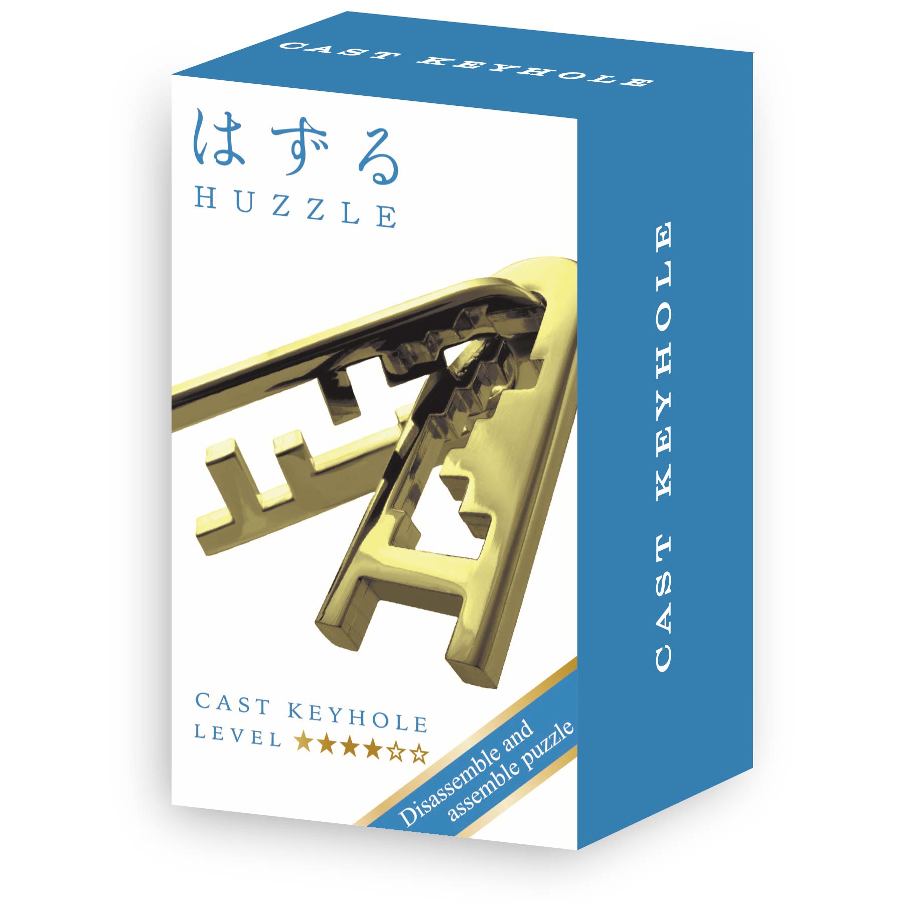 Mini Huzzle Keyhole (Gold)