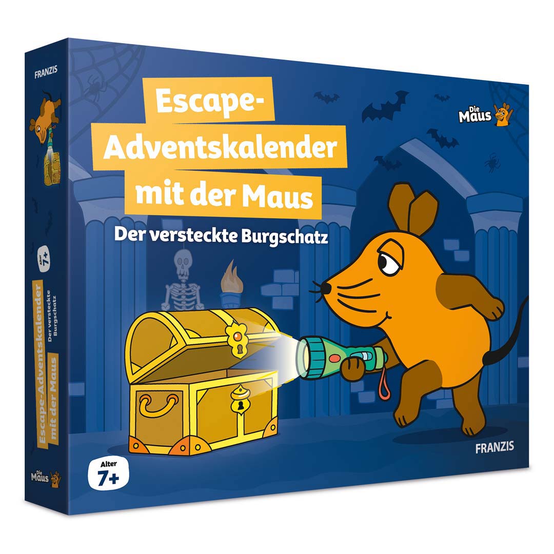 Escape-Adventskalender mit der Maus: Der versteckte Burgschatz