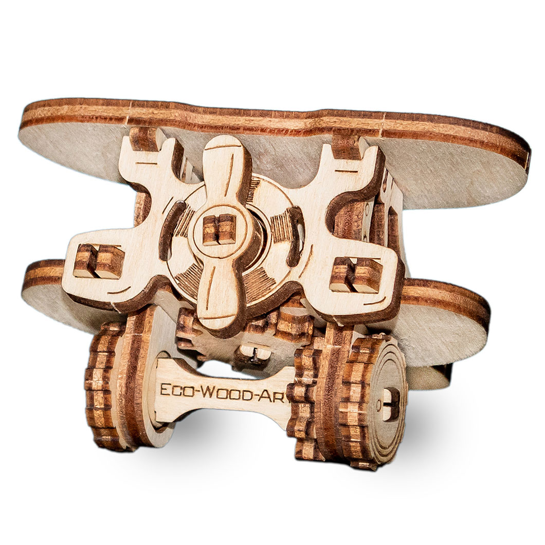 Eco Wood Art: Plane "Knobelbox"