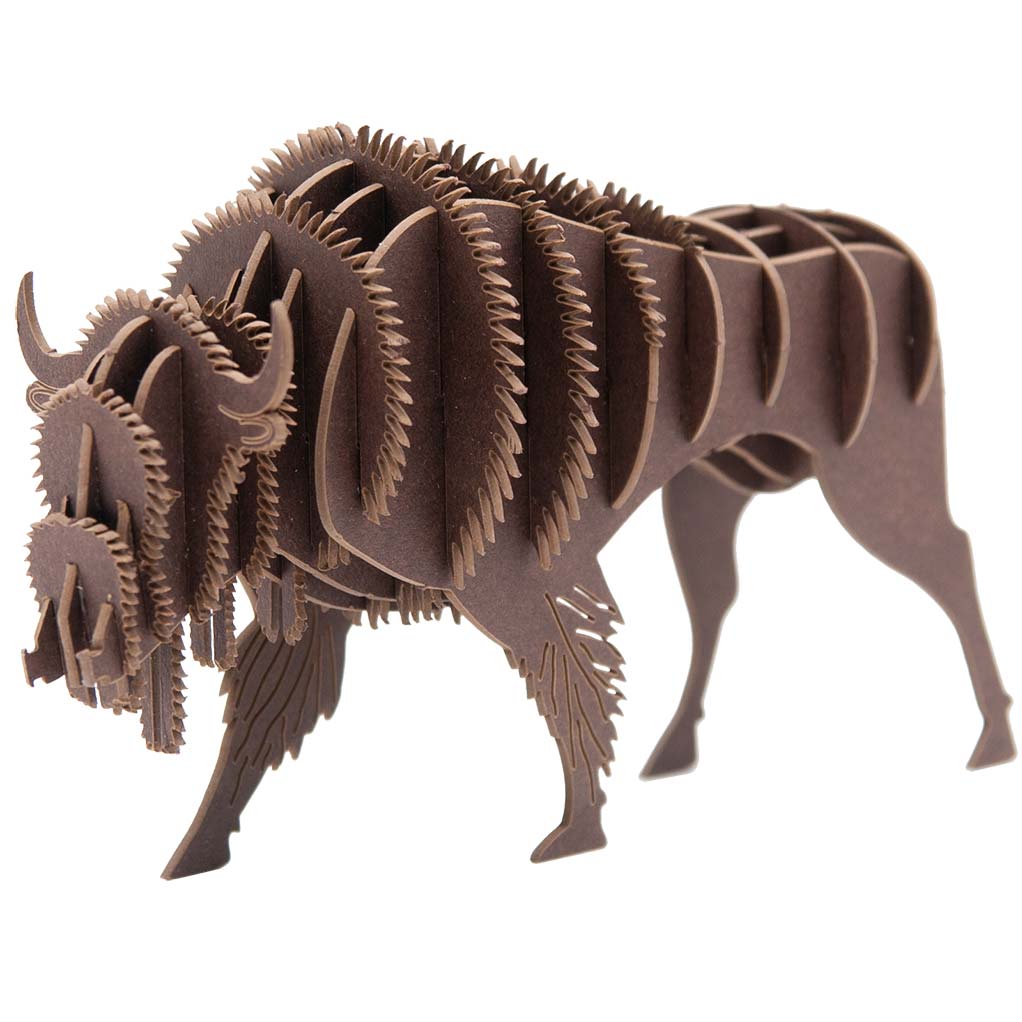3D Papiermodell Bison
