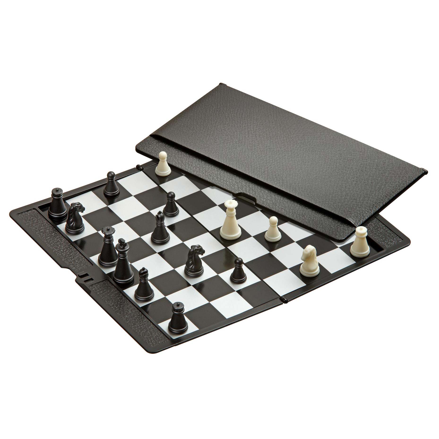 Schach, Kunststoff, Reisespiel, mit Schachfiguren, magnetisch