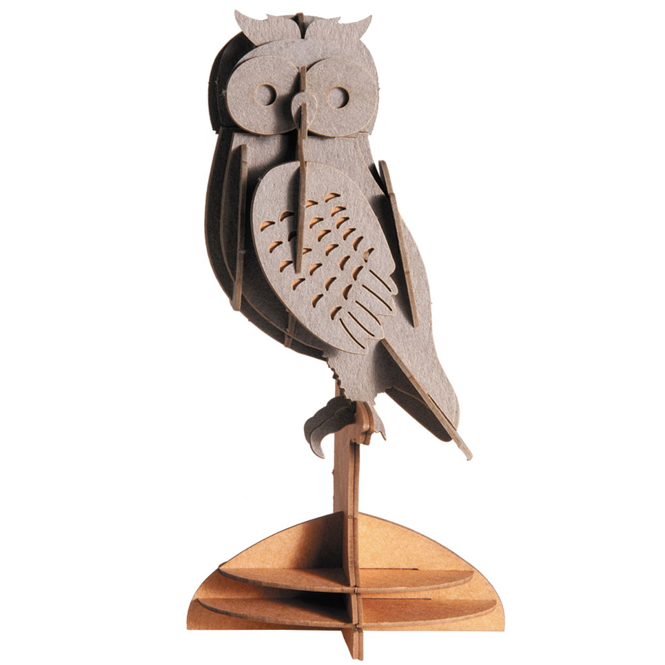 3D Papiermodell Eule