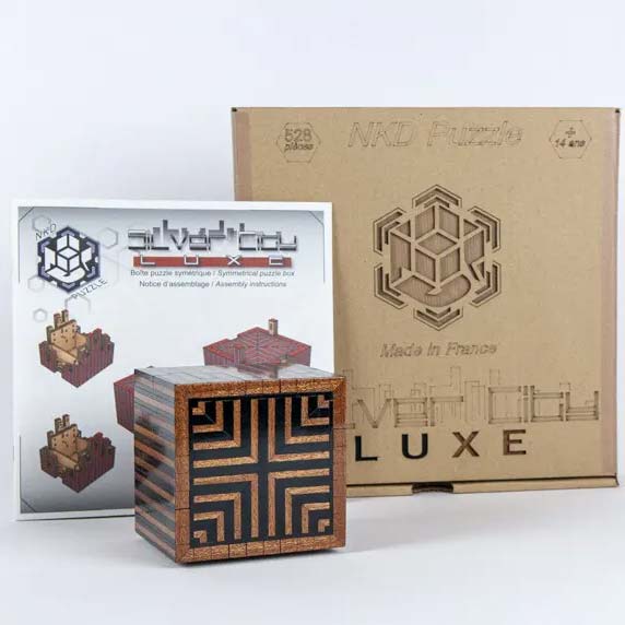 Silver City Luxe Puzzle Box Bausatz Schwarz/Rot