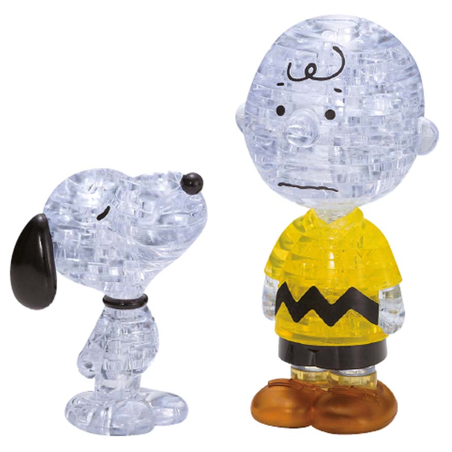3D Crystal Puzzle - Snoopy & Charlie Brown