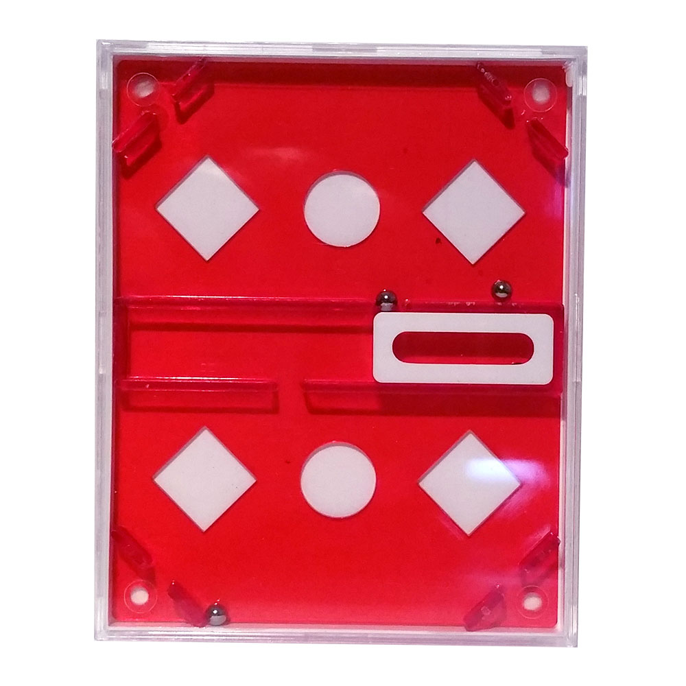 Geduldspiel "Mini Game" neon rot