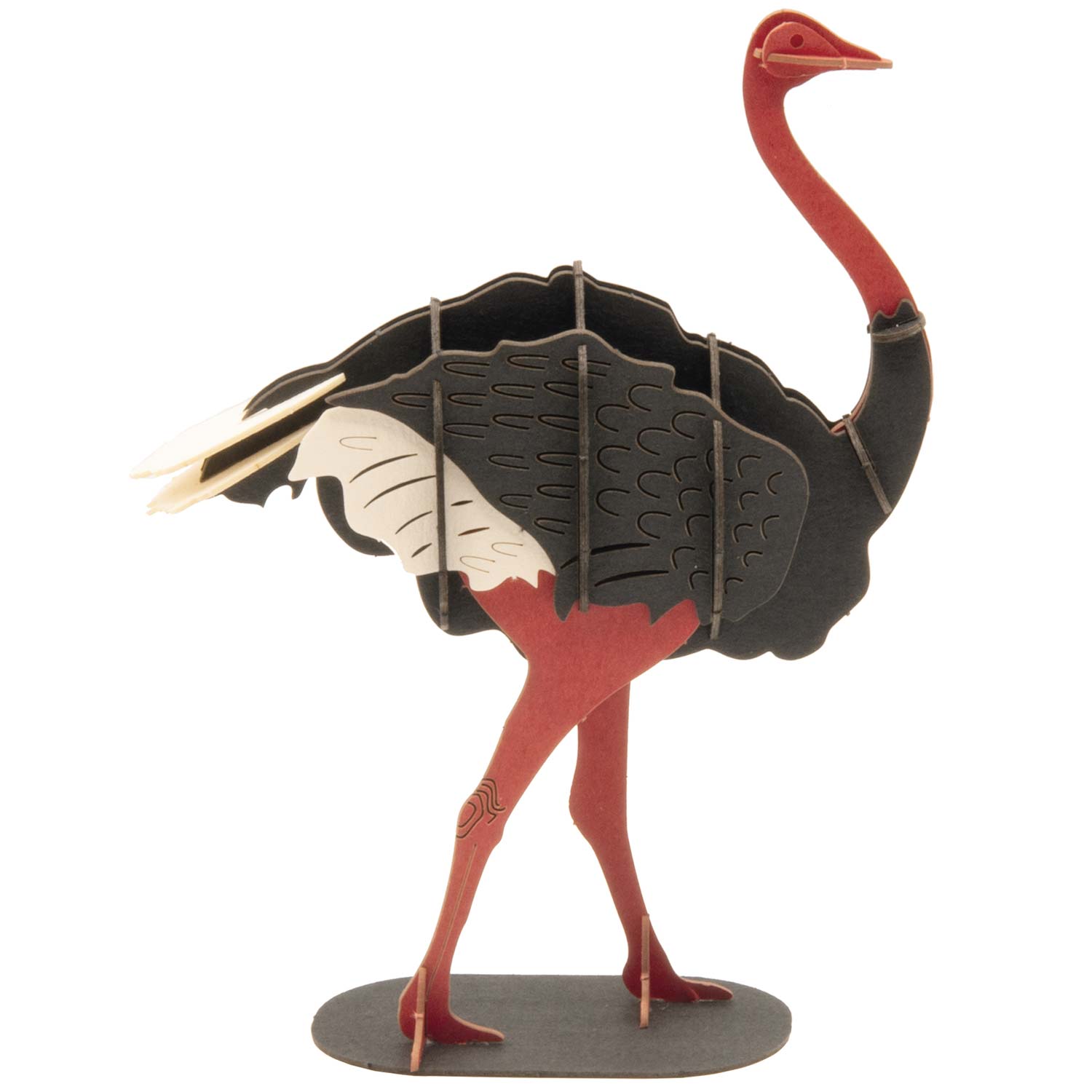 3D Papiermodell Strauß