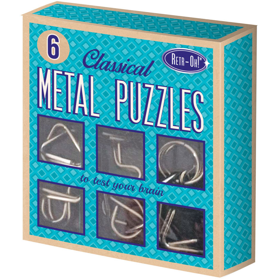 Retr-Oh: 6 Metall Puzzle Set