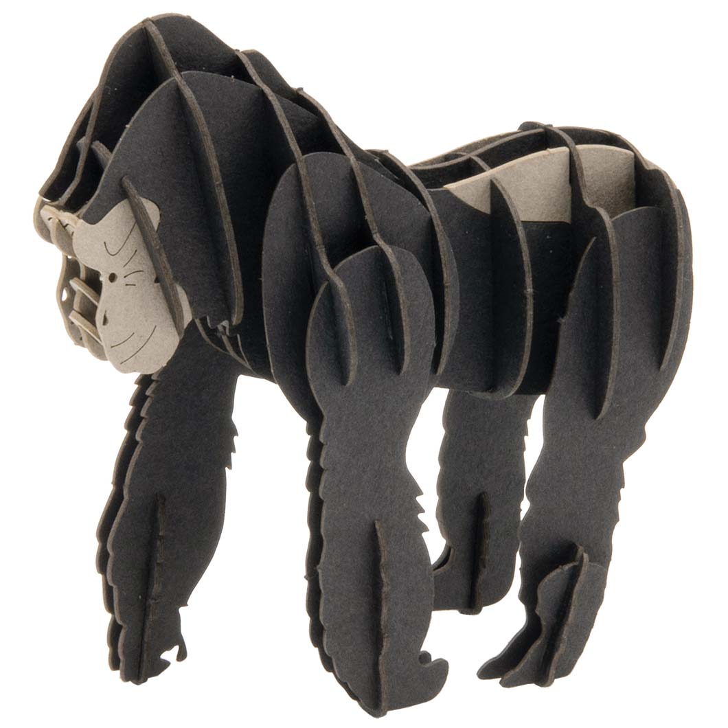 3D Papiermodell Gorilla