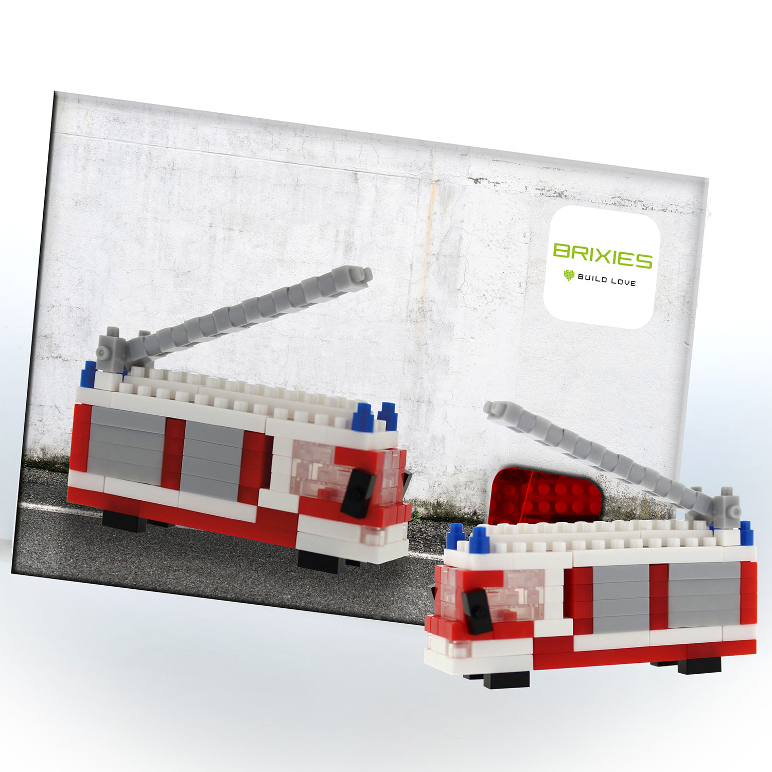 Brixies Postkarte Feuerwehr