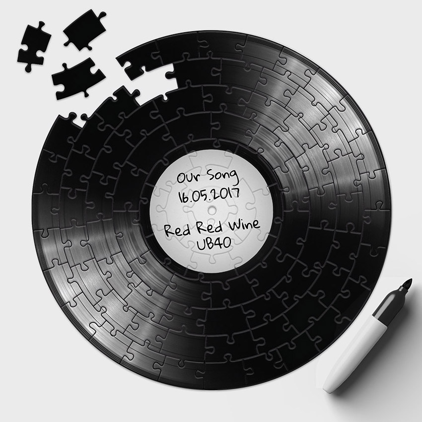 Schallplatten Puzzle