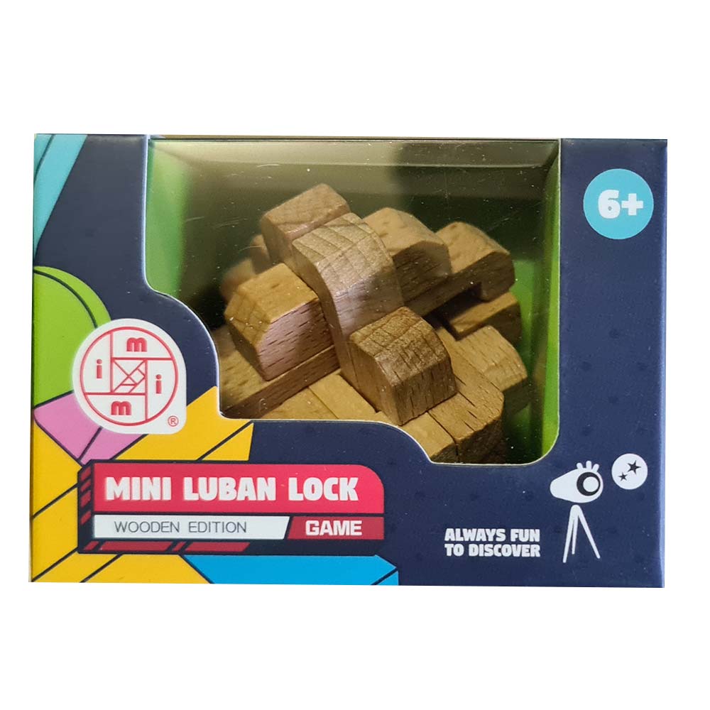 Mini Luban Lock Puzzle "Mixknoten"